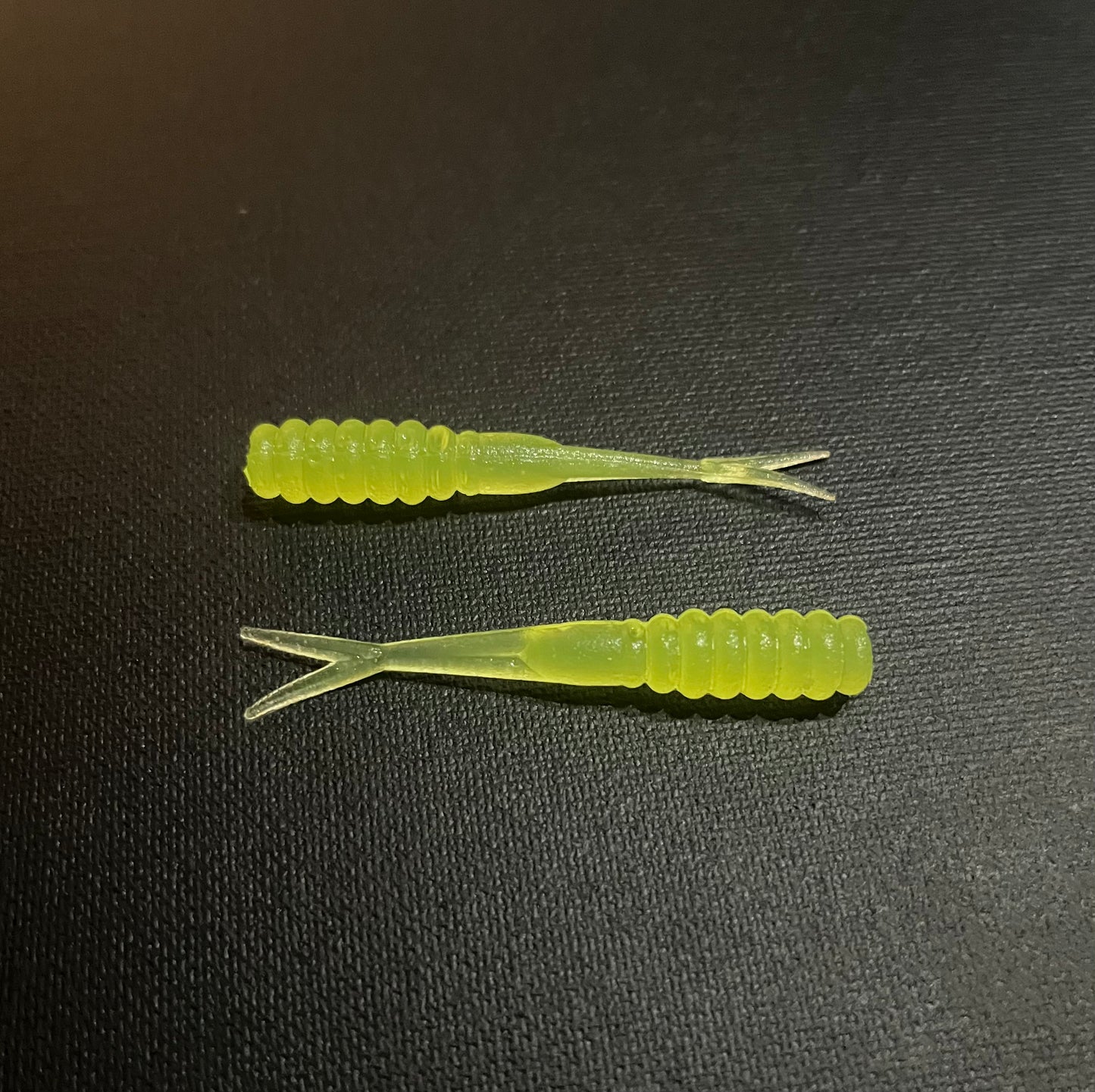 Chartreuse- Fork Tail Grub 2.5"
