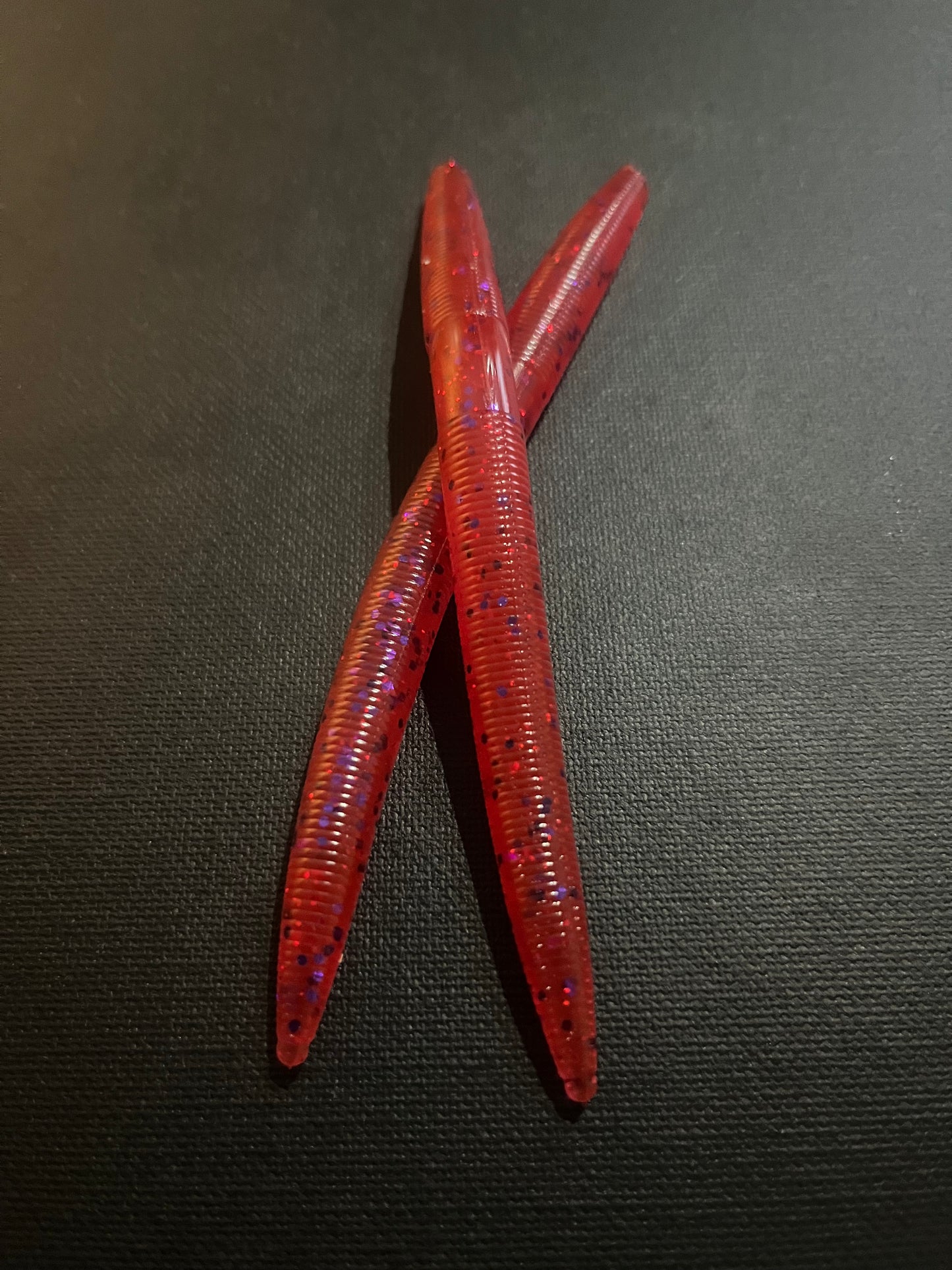 Cherry Purple- Stick Worms 5"