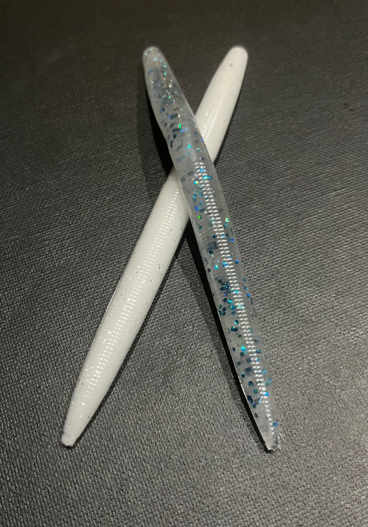 Mini Shark- Stick Worm Laminate 5"