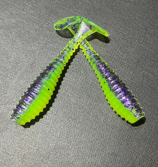 Purple Poison- Ripper Paddle Tail 3.5"