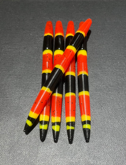 Coral Snake- Stick Worms 5"