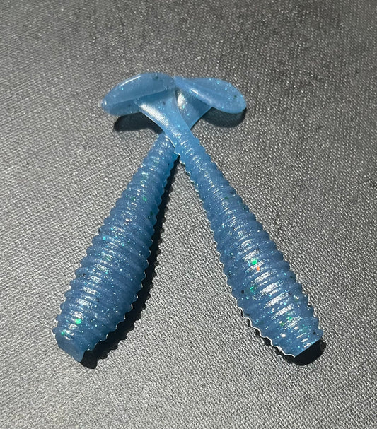 Stormy Blue- Ripper Paddle Tail 3.5"
