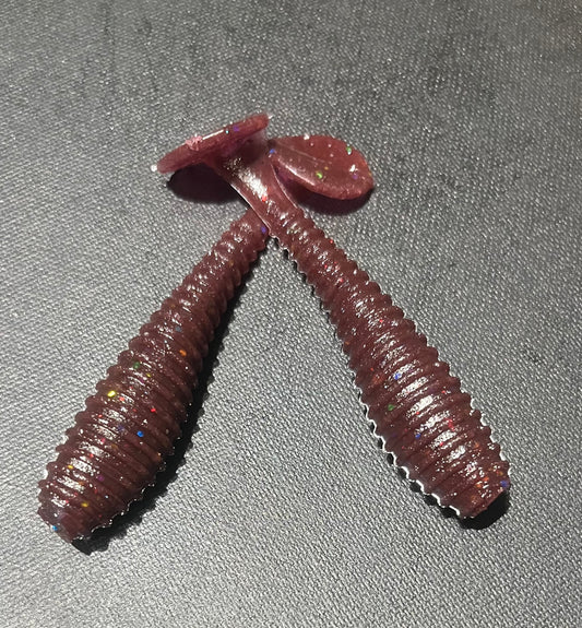 Blackberry Blast- Ripper Paddle Tail 3.5"